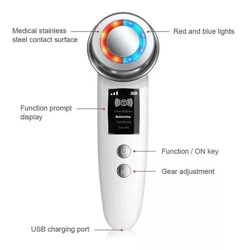 Masajeador Facial LED