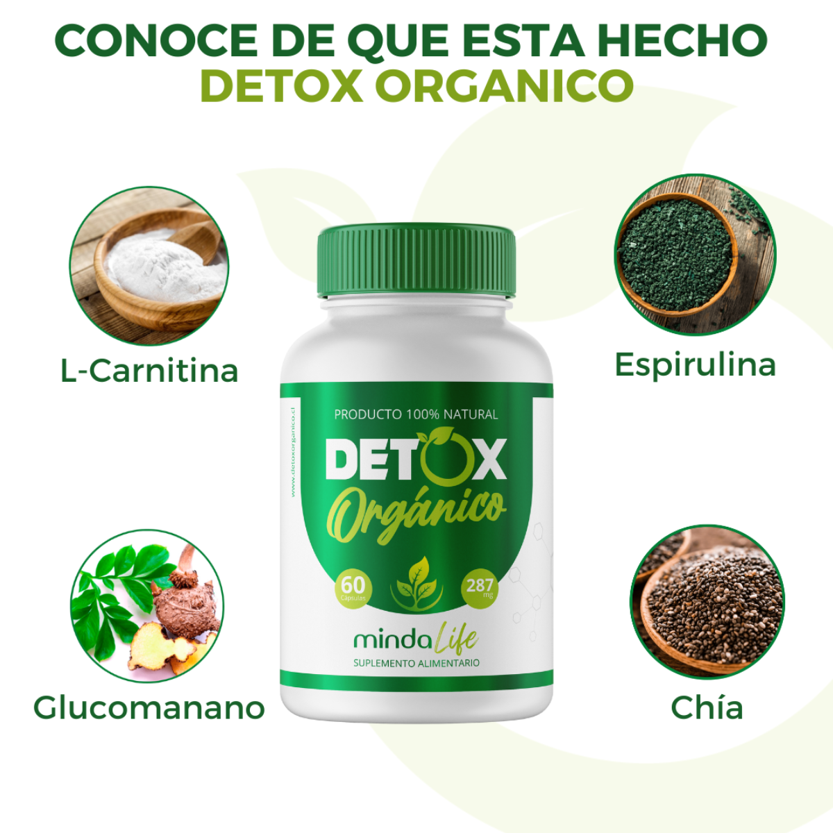 DETOX ORGANICO 3x2 Frascos