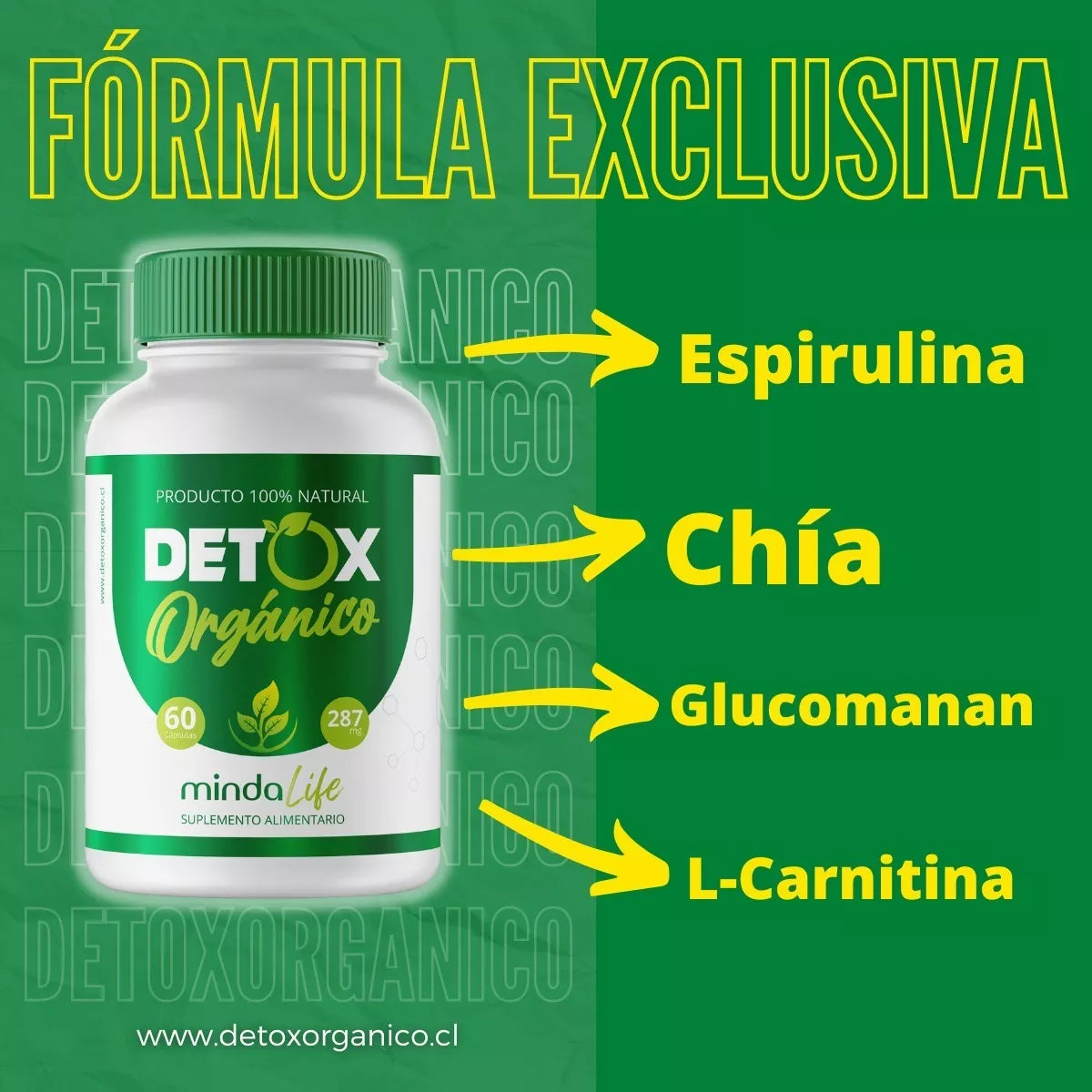 DETOX ORGANICO 3x2 Frascos